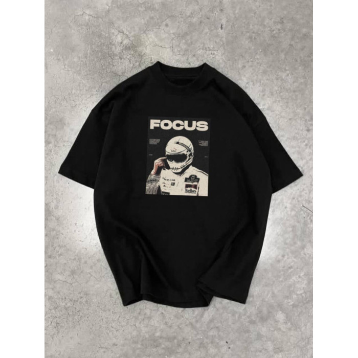 Oversize футболка з принтом