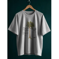 Oversize футболка з принтом