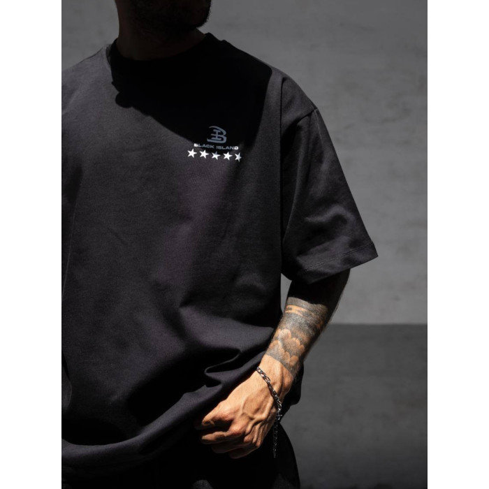 Oversize футболка з принтом