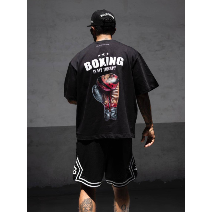 Oversize футболка з принтом