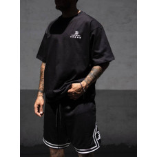 Oversize футболка з принтом