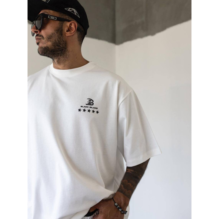 Oversize футболка з принтом
