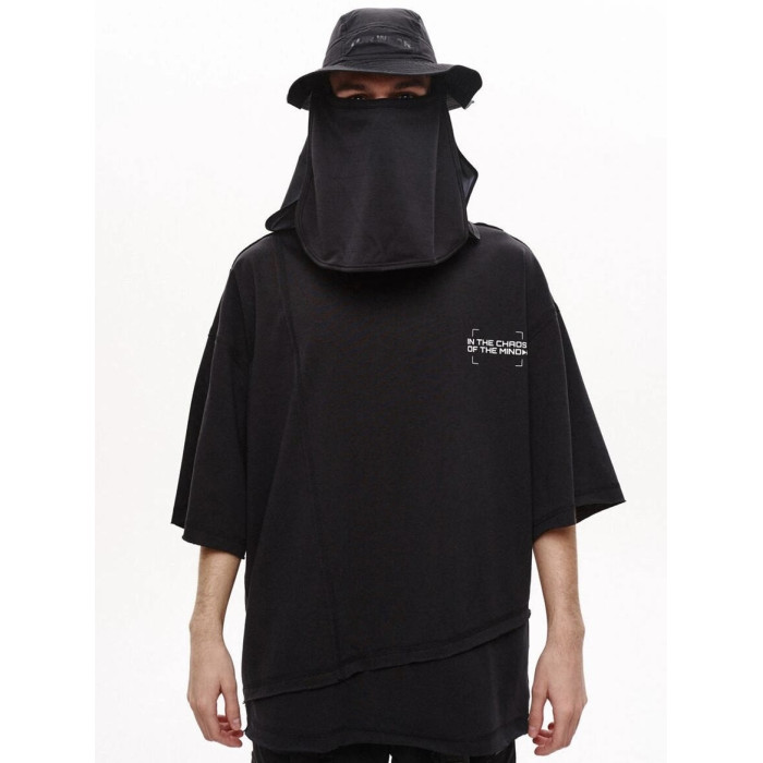 Oversize футболка з принтом