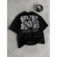Oversize футболка з принтом