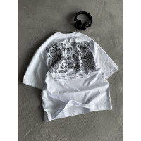 Oversize футболка з принтом