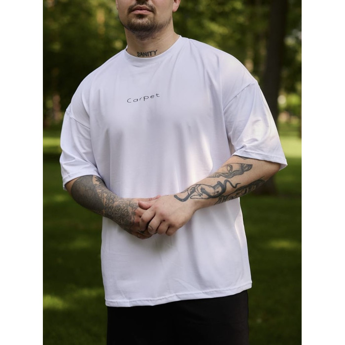 Oversize футболка з принтом