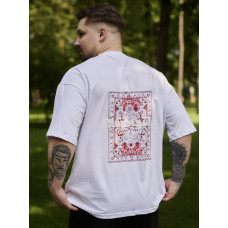 Oversize футболка з принтом