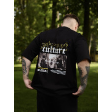Oversize футболка з принтом