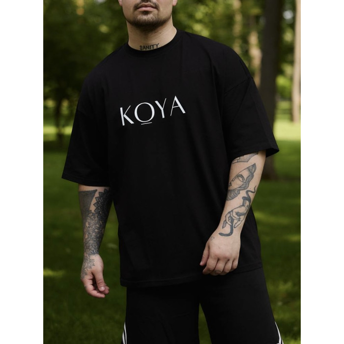 Oversize футболка з принтом