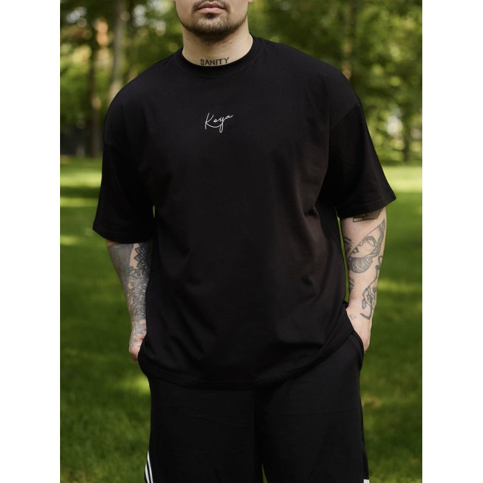 Oversize футболка з принтом
