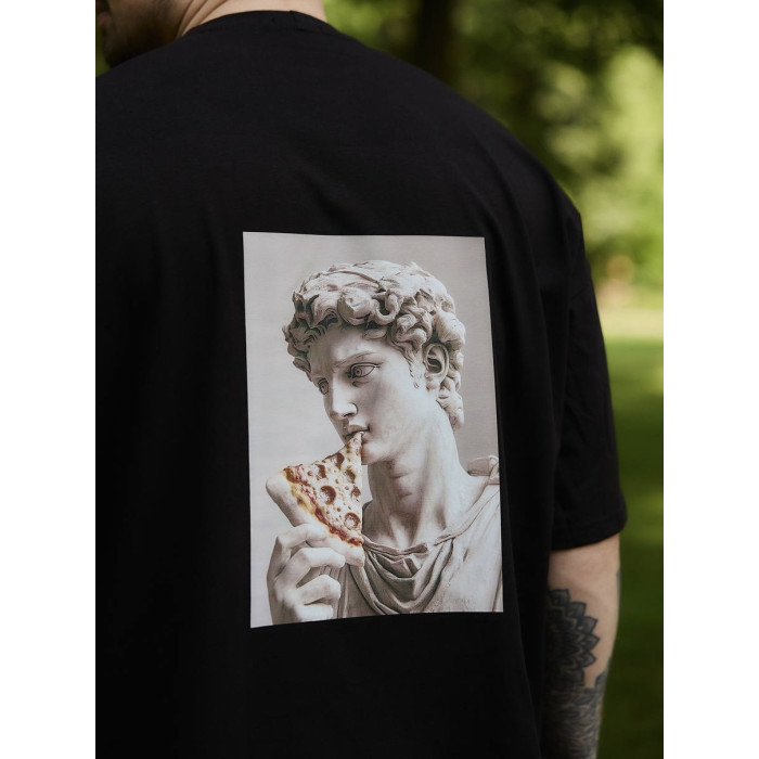 Oversize футболка з принтом