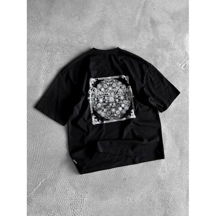 Oversize футболка з принтом