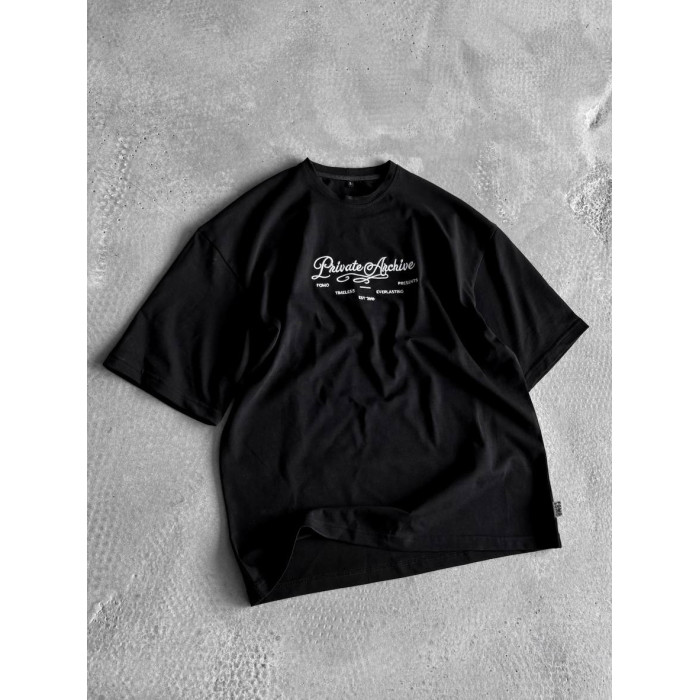 Oversize футболка з принтом