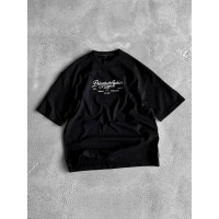 Oversize футболка з принтом