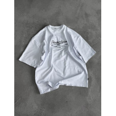 Oversize футболка з принтом