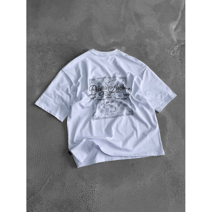 Oversize футболка з принтом