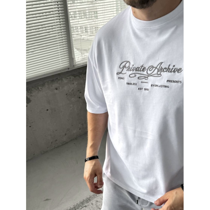 Oversize футболка з принтом