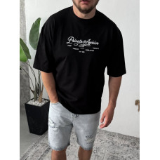 Oversize футболка з принтом