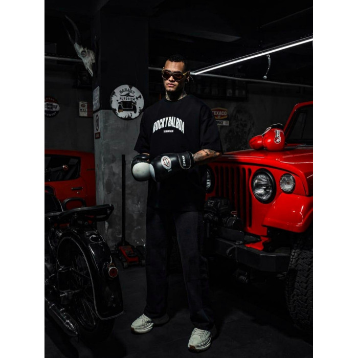Oversize футболка з принтом