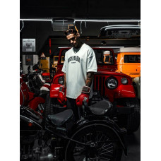 Oversize футболка з принтом