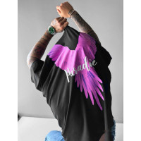 Oversize футболка з принтом