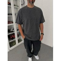 Oversize футболка з вивареної тканини
