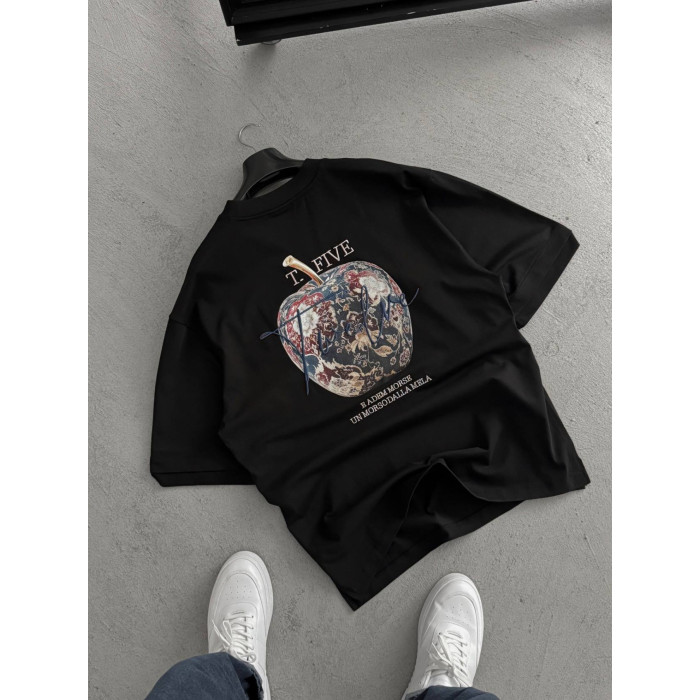 Oversize футболка з принтом