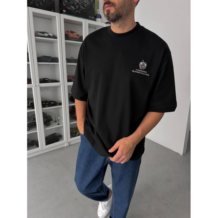 Oversize футболка з принтом