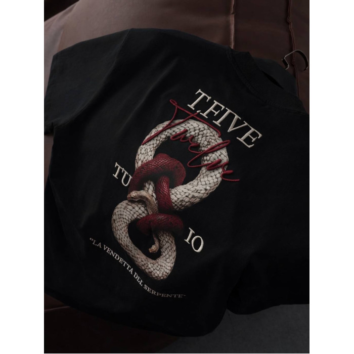 Oversize футболка з принтом