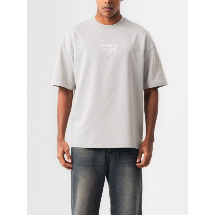 Oversize футболка з принтом