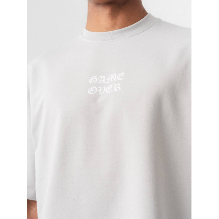 Oversize футболка з принтом