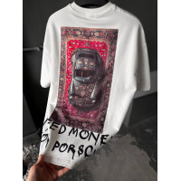 Oversize футболка з принтом