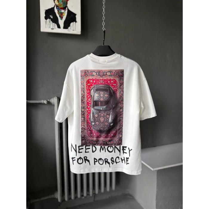 Oversize футболка з принтом