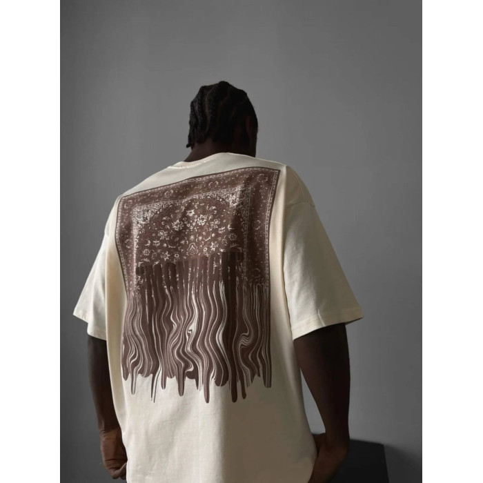Oversize футболка з принтом