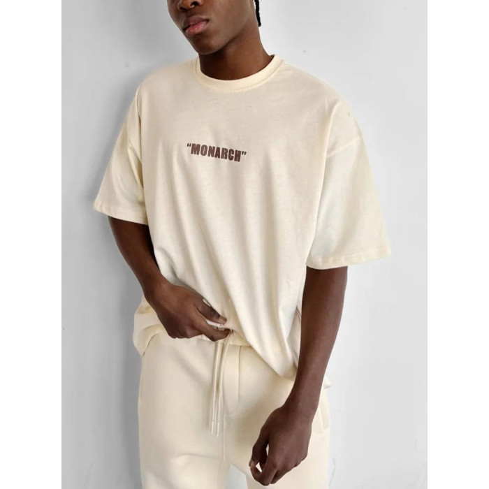 Oversize футболка з принтом