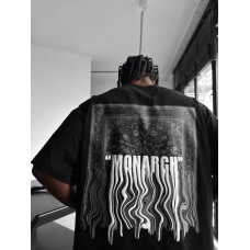 Oversize футболка з принтом