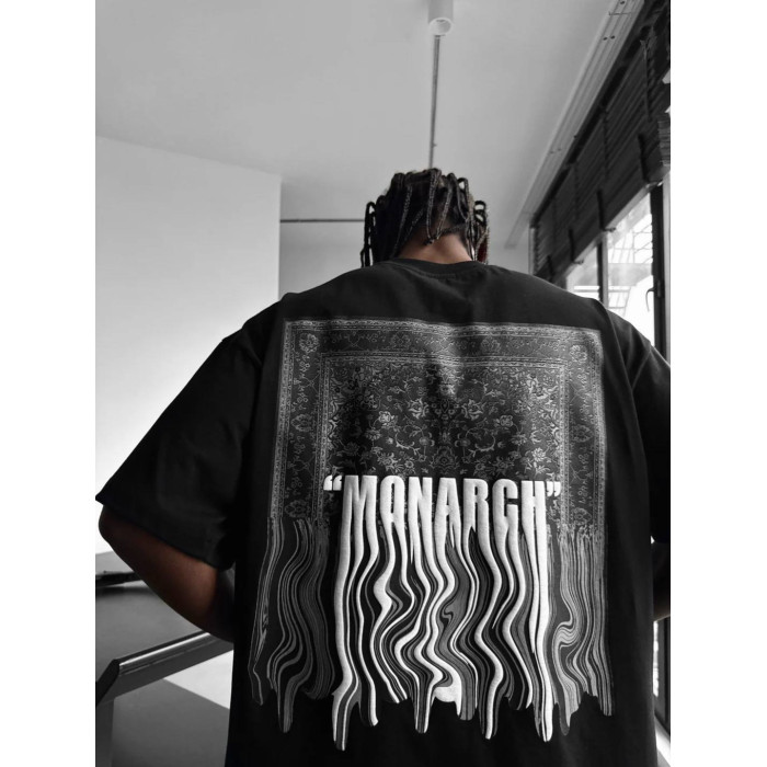 Oversize футболка з принтом