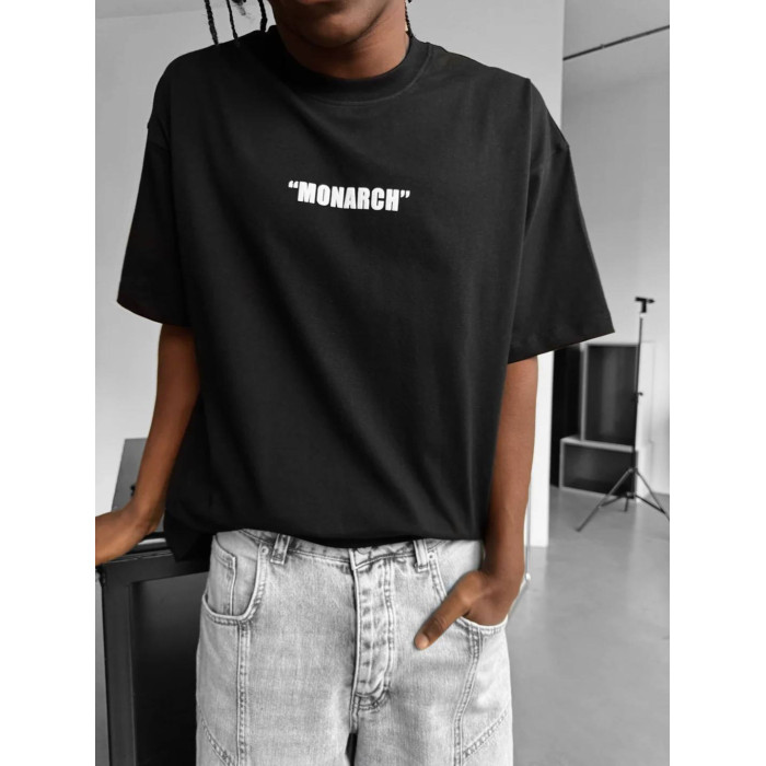 Oversize футболка з принтом