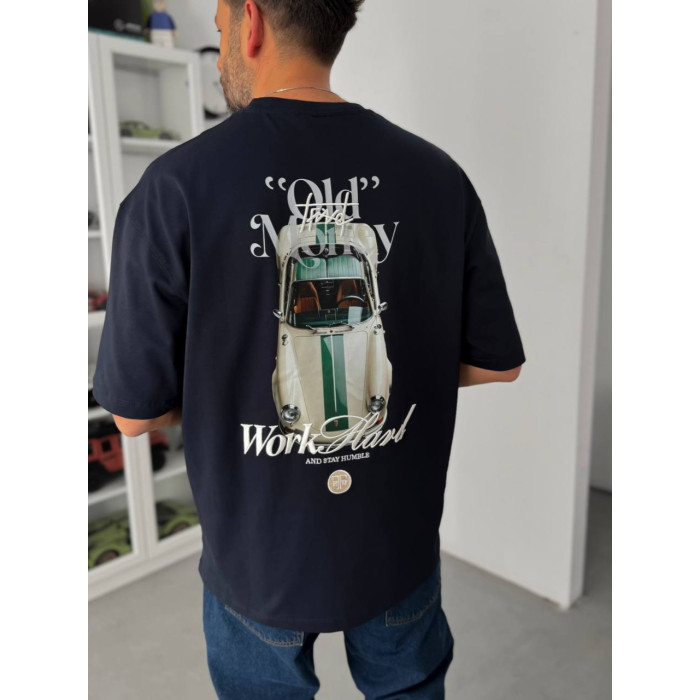 Oversize футболка з принтом