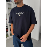 Oversize футболка з принтом
