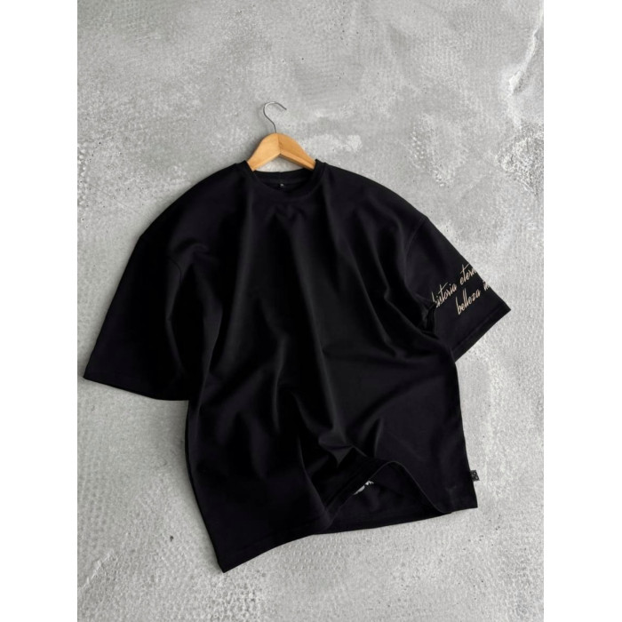 Oversize футболка з принтом