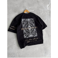 Oversize футболка з принтом