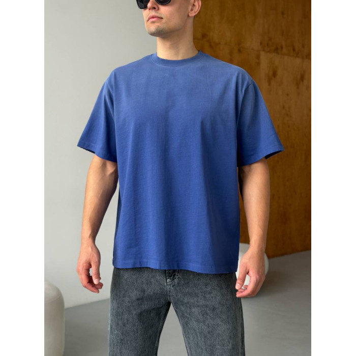Oversize футболка з вивареної тканини