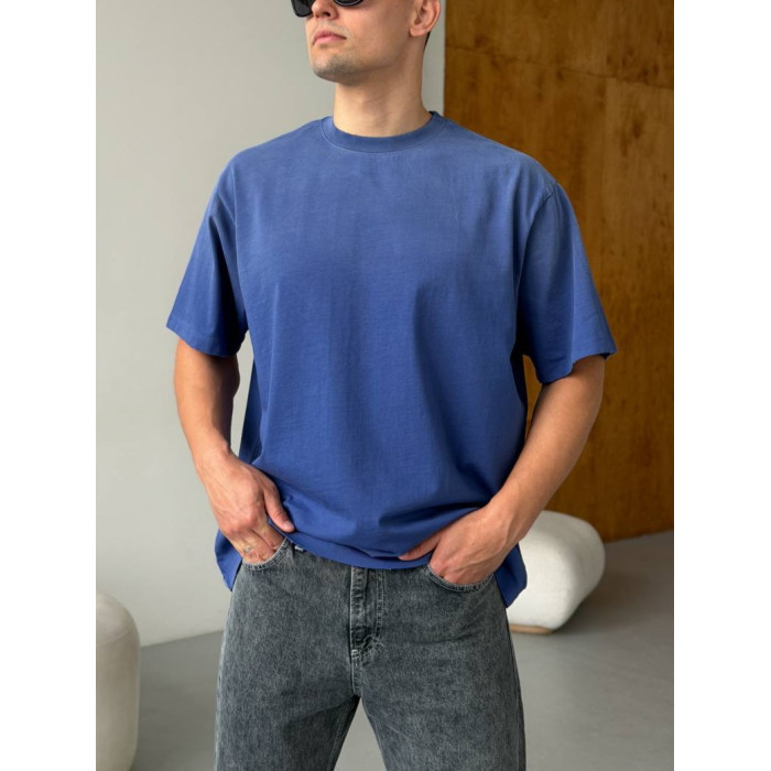 Oversize футболка з вивареної тканини