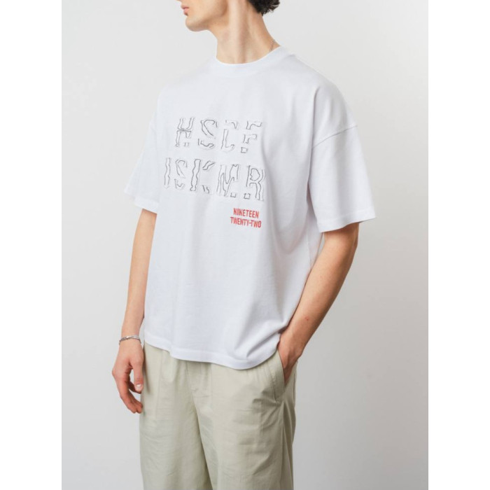 Oversize футболка з принтом