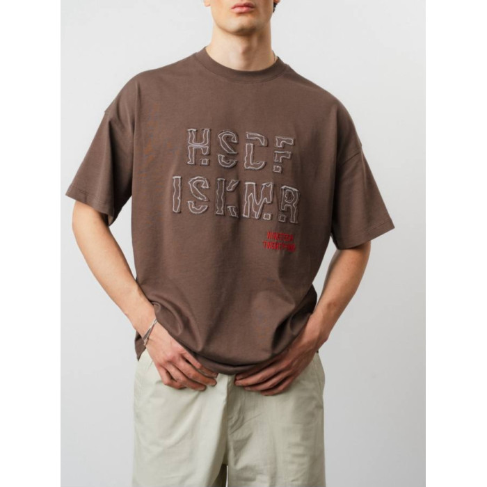 Oversize футболка з принтом