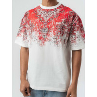 Oversize футболка з принтом