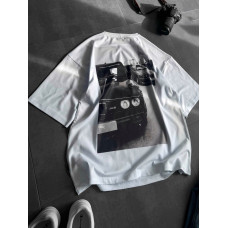 Oversize футболка з принтом