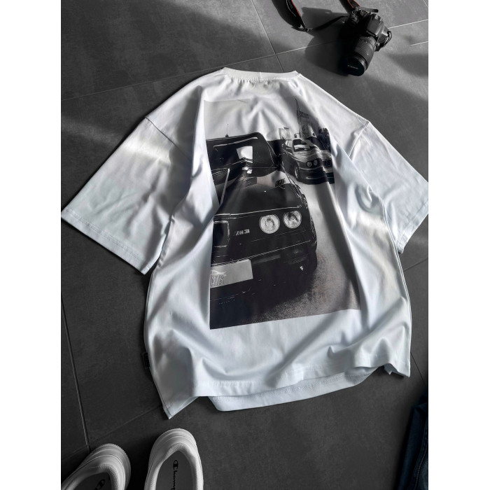 Oversize футболка з принтом