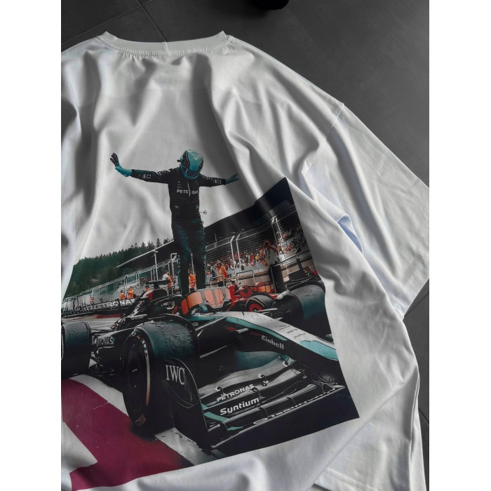 Oversize футболка з принтом
